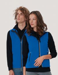 Herren Softshell Weste Blau