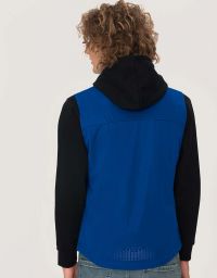 Herren Softshell Weste Blau