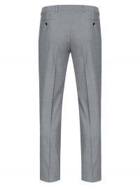 Moderne Businesshose Herren Hellgrau – Regular Fit, elastischer Bund, Stretch-Material, ideal für Büro, Verkauf und Messen – GREIFF Modern 37.5 Kollektion.
