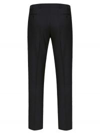 Moderne Businesshose Herren Schwarz – Regular Fit, elastischer Bund, Stretch-Material, ideal für Büro, Verkauf und Messen – GREIFF Modern 37.5 Kollektion.