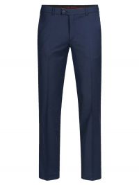 Moderne Businesshose Herren Dunkelblau – Regular Fit, elastischer Bund, Stretch-Material, ideal für Büro, Verkauf und Messen – GREIFF Modern 37.5 Kollektion