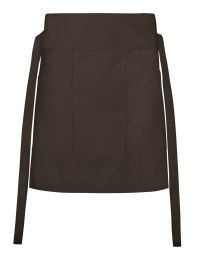 Kurze Schürze Dunkelbraun