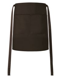 Bistroschürzen Dunkelbraun besticken