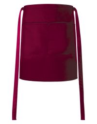 Kurze Schürzen Weinrot besticken