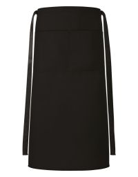 Schwarze Bistroschürze 80x100 cm mit Tasche – ideal für Gastronomie & Service