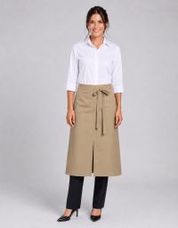 Schürze Beige