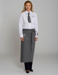 Kellner Schürze Dunkelgrau