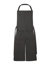 Latzschürze in Dunkelgrau