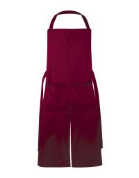 Latzschürze in Cherry Rot