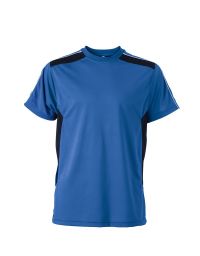 Handwerker T-Shirt in Blau für Damen und Herren, atmungsaktiv und leicht