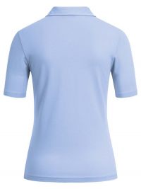 Damen Poloshirt Hellblau