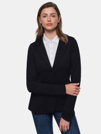 Sweatblazer Damen in Schwarz – eleganter, bequemer Blazer für Business und Freizeit