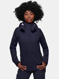 Kapuzenjacke Damen Dunkelblau