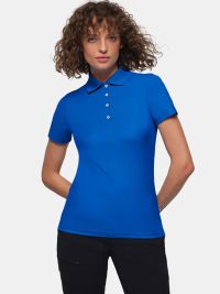 Funktions Poloshirt Damen mit weißer Knopfleiste für Verkauf und Pflege