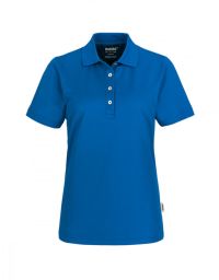 Funktions Poloshirt Damen mit weißer Knopfleiste für Verkauf und Pflege