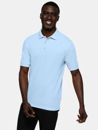 Polo Shirt Herren Hellblau