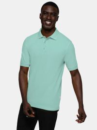 Polo Shirt Herren Mintgrün
