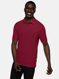 Polo Shirt Herren Weinrot
