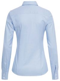 Hellblaue Damen Bluse Slim Fit