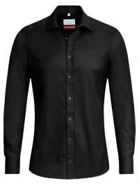 Schwarzes Slim Fit Hemd