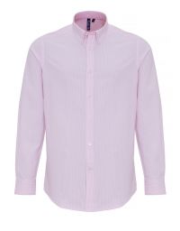 Hemd pink-weiß gestreift