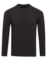 Langarmshirt Herren Schwarz