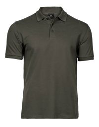Poloshirt Herren Stretch Dunkelgrün