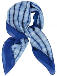 Tuch blau kariert