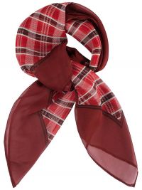 Tuch mit Muster rot kariert