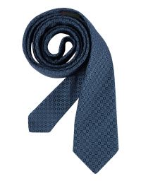 Krawatte Blau gemustert