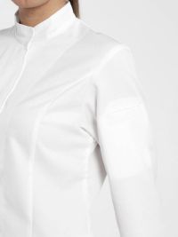 Moderne Kochjacke Damen Weiss