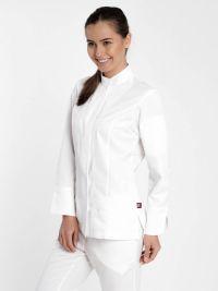 Moderne Kochjacke Damen Weiss