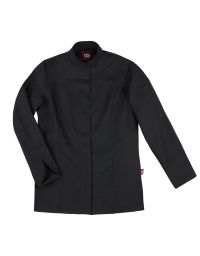 Moderne Kochjacke Damen Schwarz