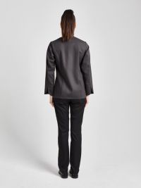 Moderne Kochjacke Damen Schwarz