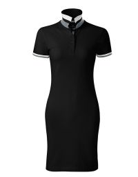 Elegantes Polokleid in Schwarz