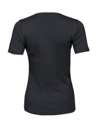 T-Shirt Rundhals Damen Dunkelgrau