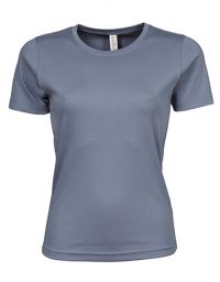 T-Shirt Rundhals Damen Grau