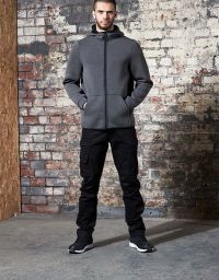 Schwarze Arbeits Cargohose Herren mit 8 Taschen und ergonomischem Schnitt – ideal für Handwerk und Industrie