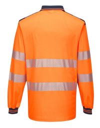 PW3 warning protection polo shirt long sleeve