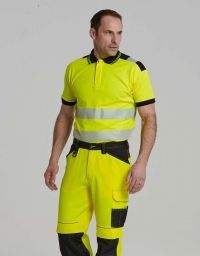 Warnschutz Poloshirt Herren