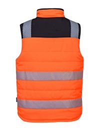 PW3 warning protection lined waistcoat