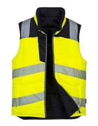 PW3 warning protection lined waistcoat