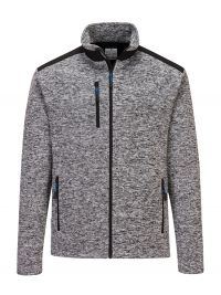Arbeits Fleecejacke Herren Grau