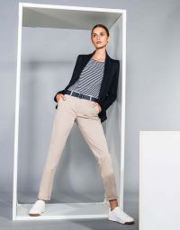 Damen Chino Hose Beige - klassischer Look von Daniel Hechter