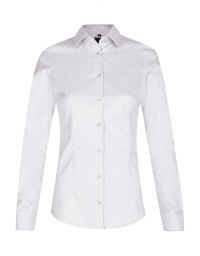 Daniel Hechter Damen Bluse Weiß