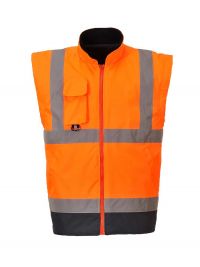 High-visibility 7-in-1 contrast traffic jacket