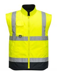 High-visibility 7-in-1 contrast traffic jacket