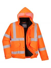 High-visibility pilot jacket