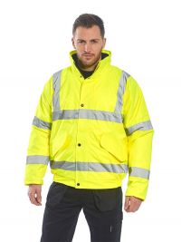 High-visibility pilot jacket