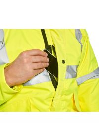 High-visibility pilot jacket